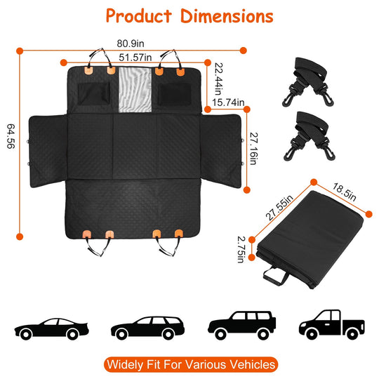 🇺🇸 PawGuard™ Waterproof Car Hammock Protector