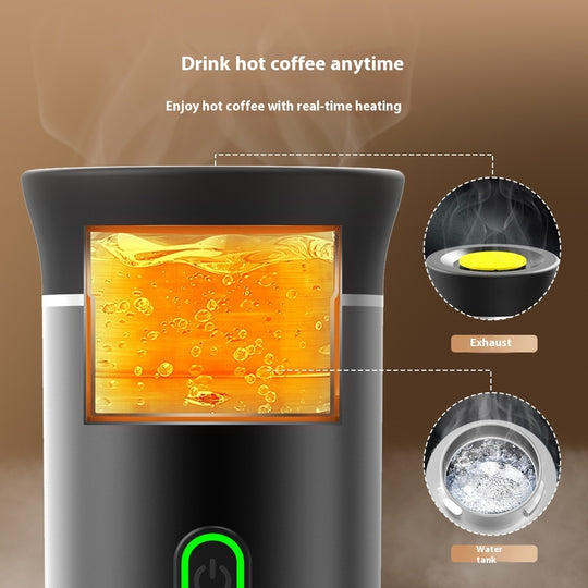 BrewMaster™ Go | All-in-One Portable Espresso Maker ☕