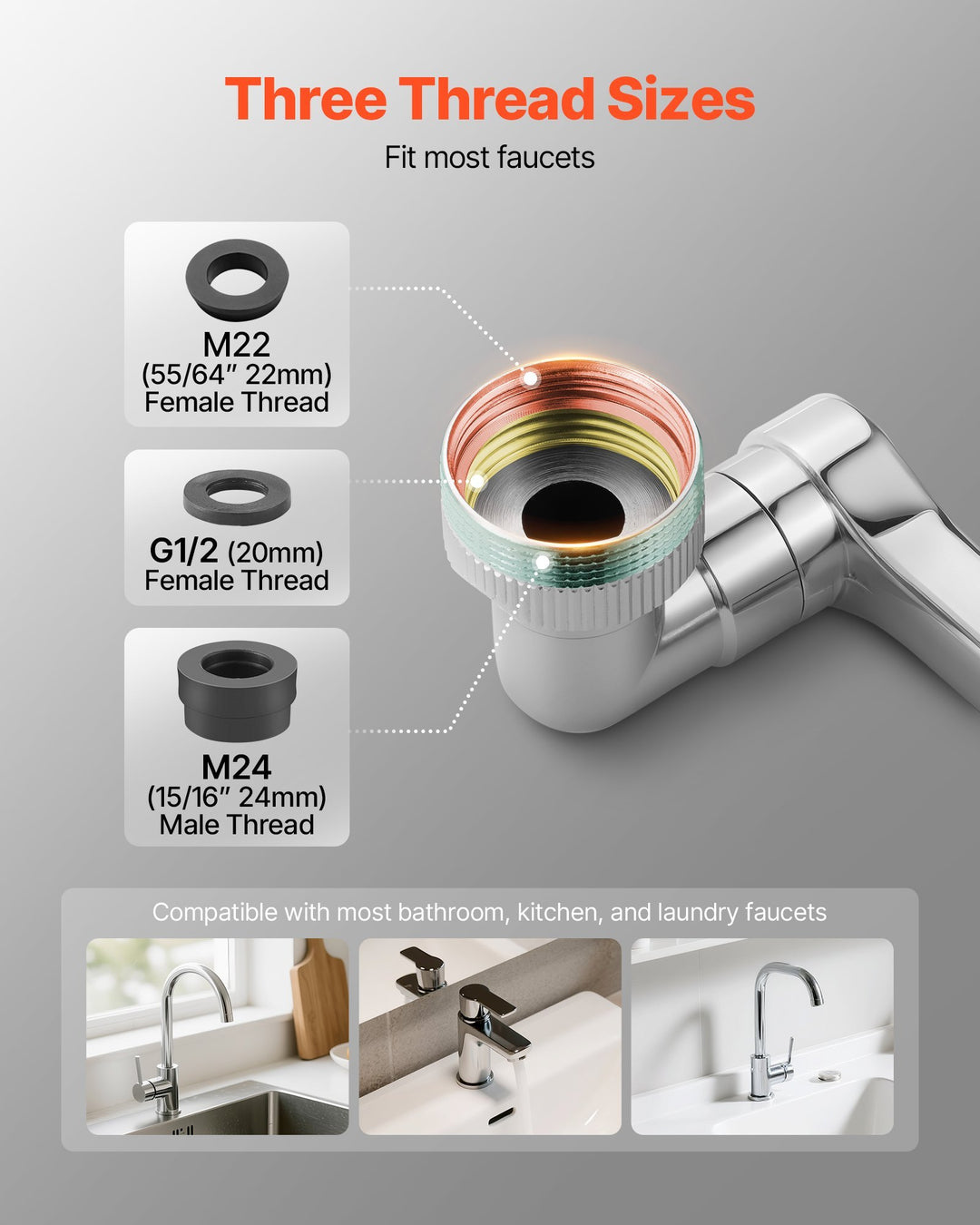 AquaFlex™ | 1080° Robotic Faucet Extender 🚀 (USA only)