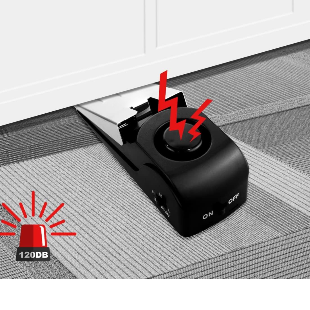 SafeWedge™ | The Ultimate Portable Door Stop Alarm 🚨