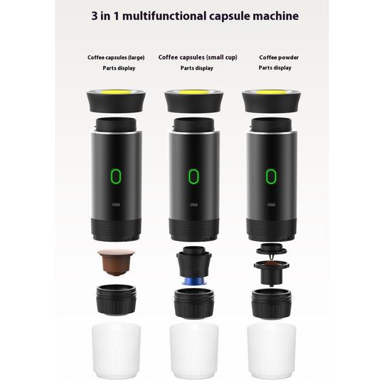 BrewMaster™ Go | All-in-One Portable Espresso Maker ☕