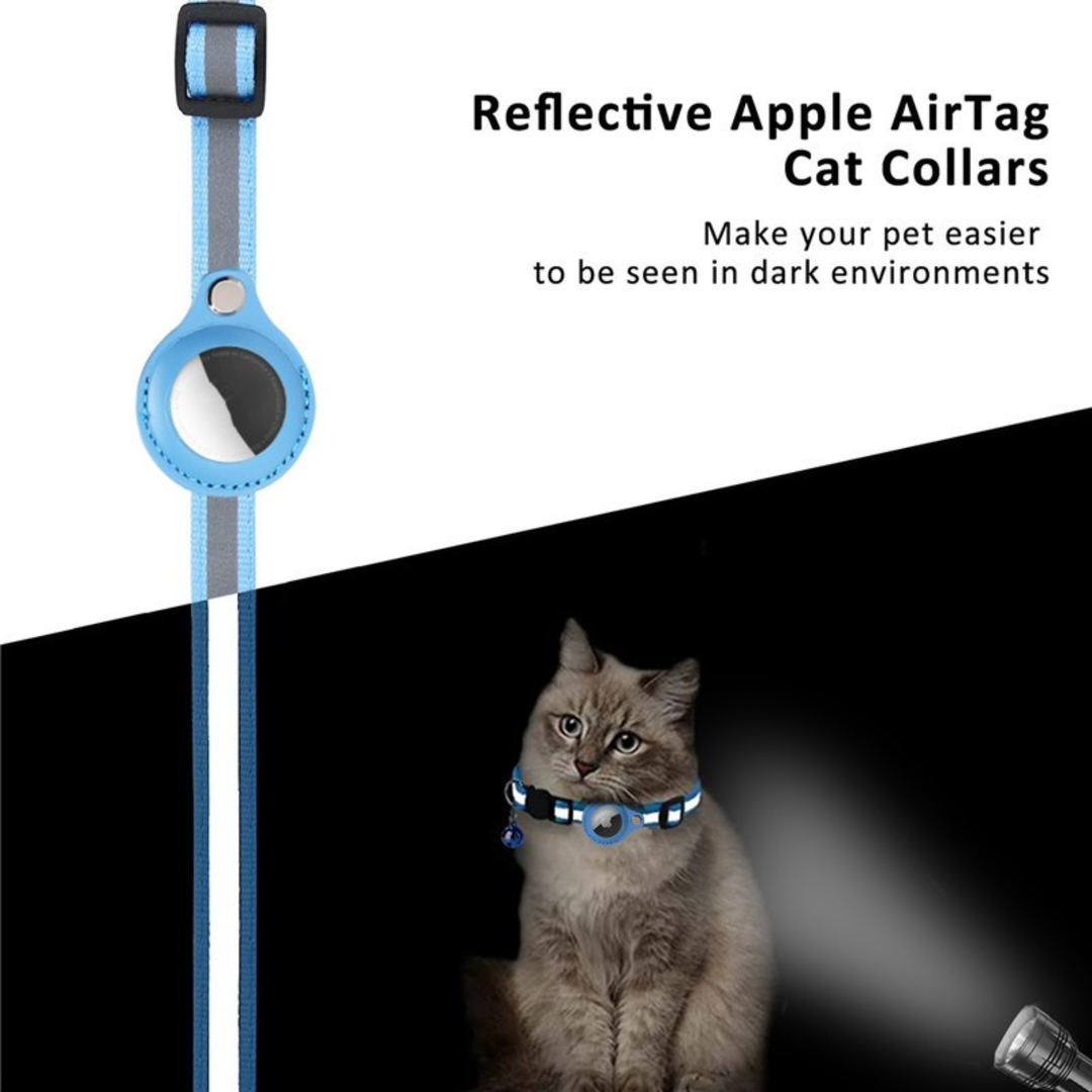 SafePaws™ AirTag Cat Collar | Safe, Stylish & Trackable! 🐾