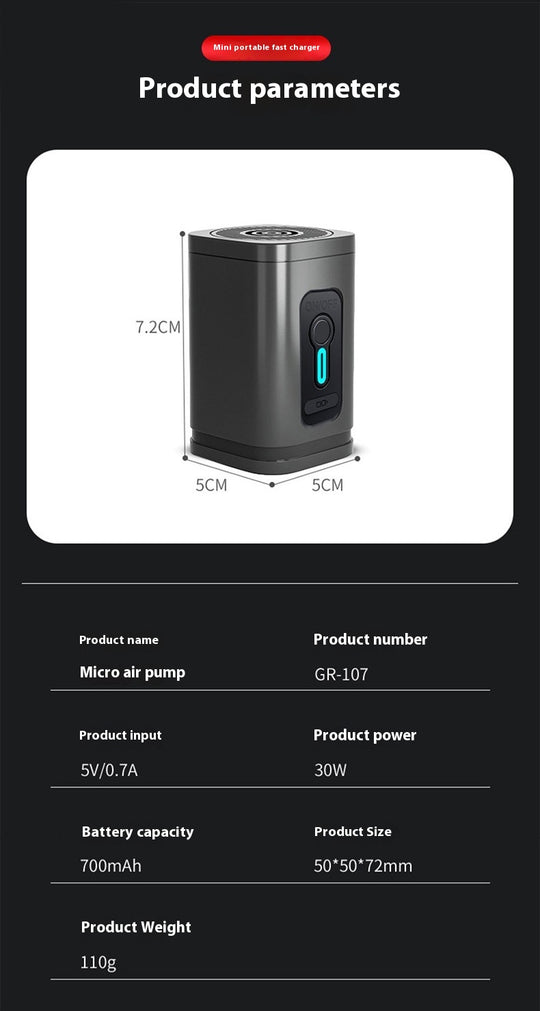 AirGo™ | The Ultimate 2-in-1 Mini Air Pump & Vacuum 💨🌪️