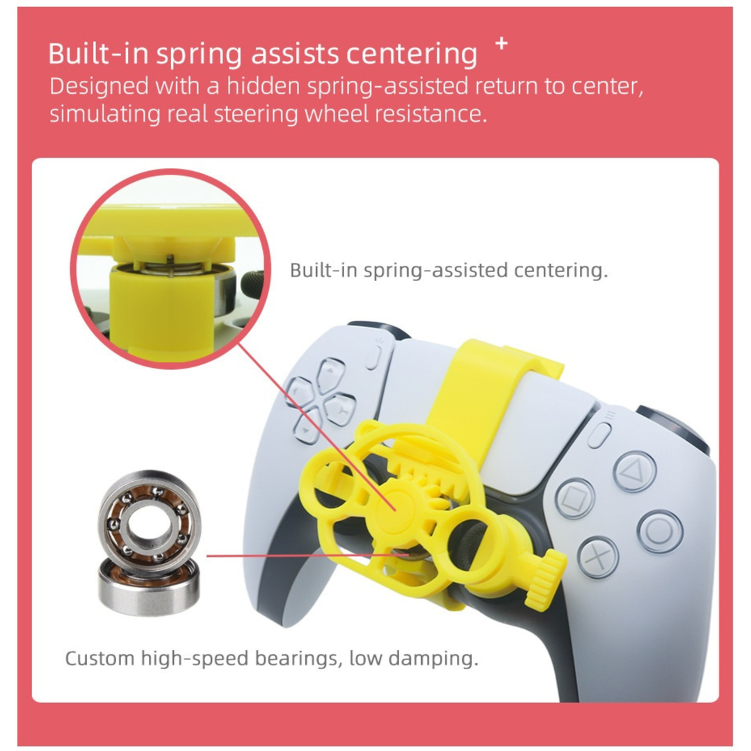 RaceWheel Mini™ for PS5 Controller 🏎️