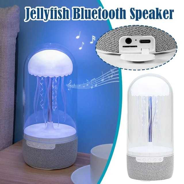 AuraJelly™ Mini | The Mesmerizing Jellyfish Speaker Lamp 🐙🎶