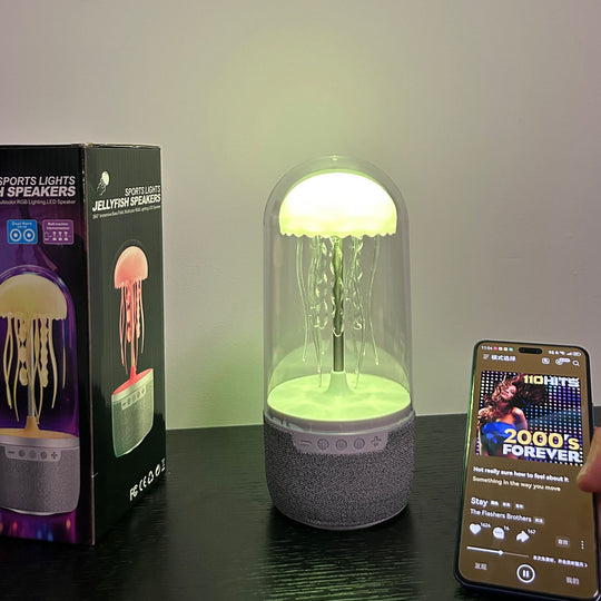 AuraJelly™ Mini | The Mesmerizing Jellyfish Speaker Lamp 🐙🎶