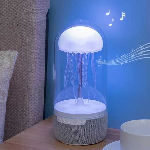 AuraJelly™ Mini | The Mesmerizing Jellyfish Speaker Lamp 🐙🎶