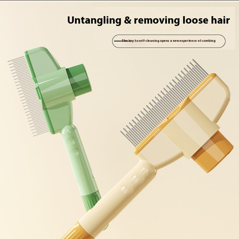 GlideAway™ Self-Cleaning Pet Brush ✨