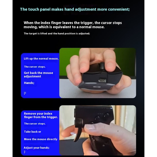 AimPoint™ | The Vertical Pistol-Grip FPS Mouse 🎯