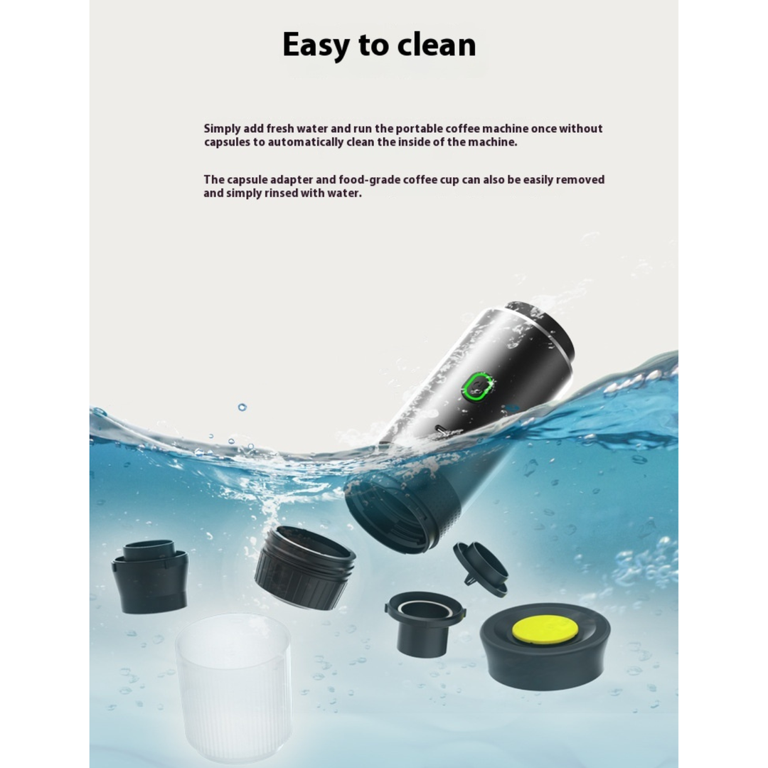 BrewMaster™ Go | All-in-One Portable Espresso Maker ☕