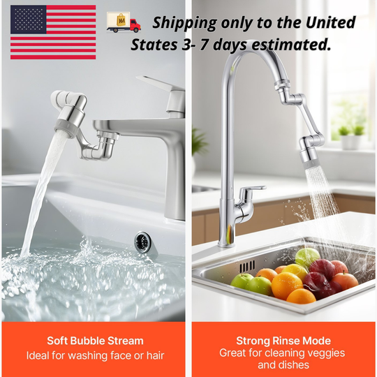 AquaFlex™ | 1080° Robotic Faucet Extender 🚀 (USA only)