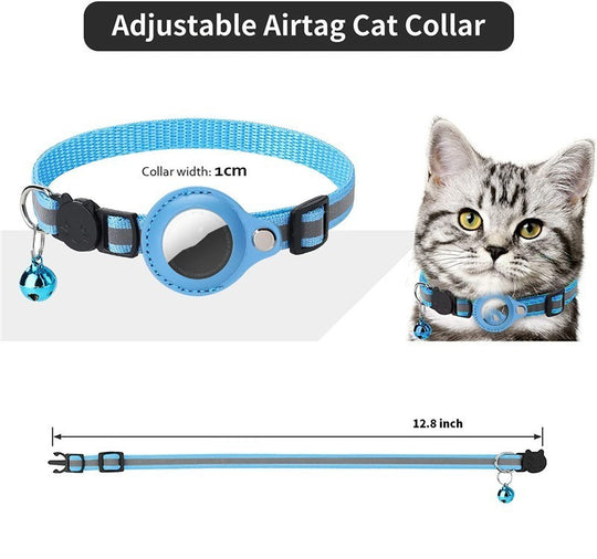 SafePaws™ AirTag Cat Collar | Safe, Stylish & Trackable! 🐾