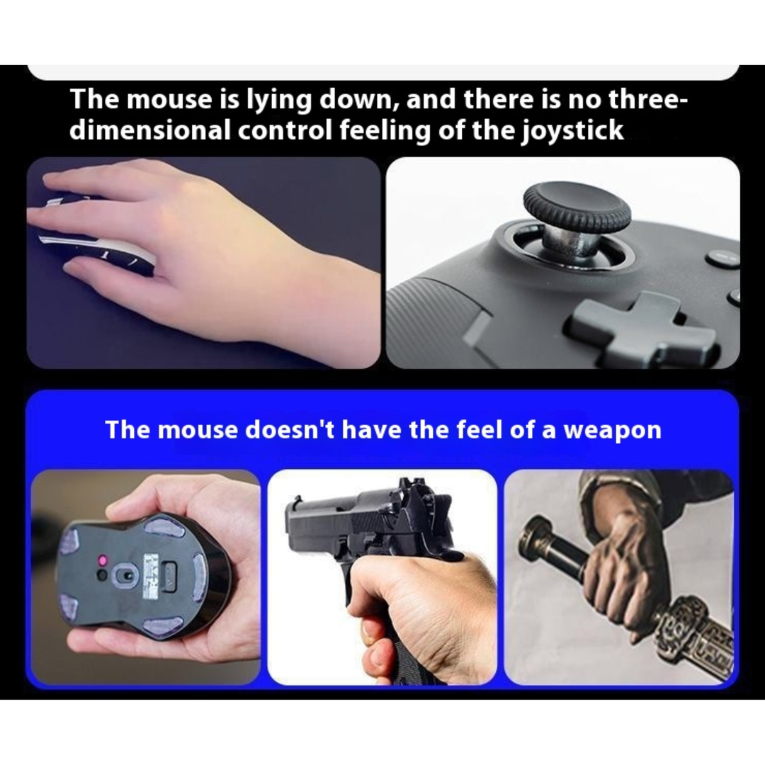 AimPoint™ | The Vertical Pistol-Grip FPS Mouse 🎯