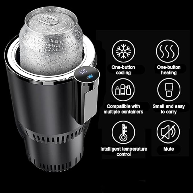 TempestCup™ | The 2-in-1 Smart Car Drink Cooler & Warmer ☕️-