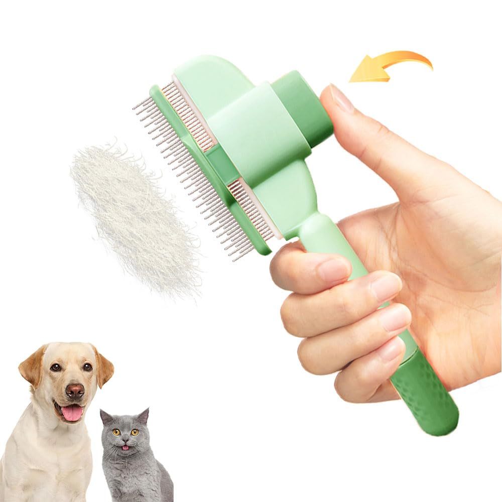 GlideAway™ Self-Cleaning Pet Brush ✨