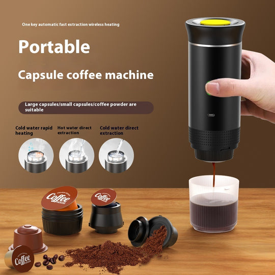 BrewMaster™ Go | All-in-One Portable Espresso Maker ☕