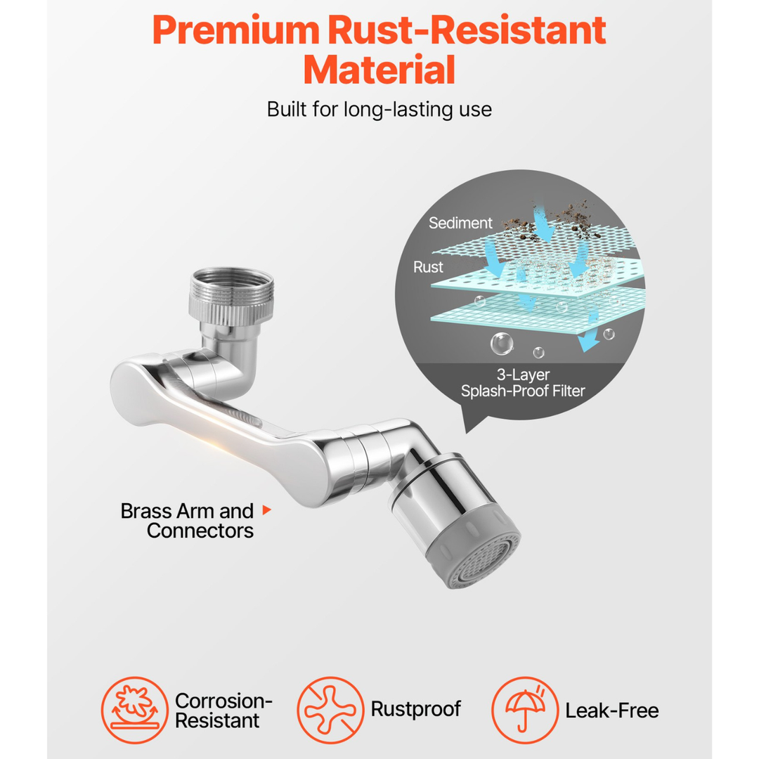 AquaFlex™ | 1080° Robotic Faucet Extender 🚀 (USA only)