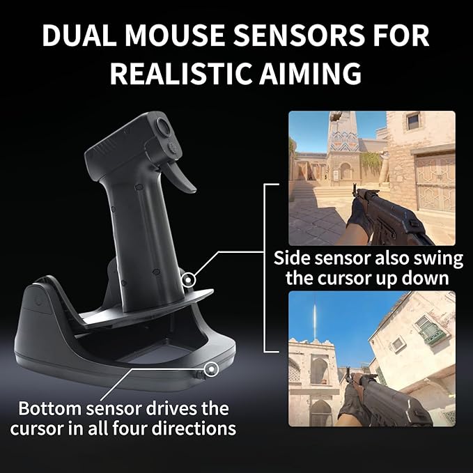 AimPoint™ | The Vertical Pistol-Grip FPS Mouse 🎯