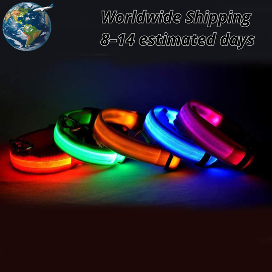 GlowGuard™ Rechargeable LED Dog Collar ✨
