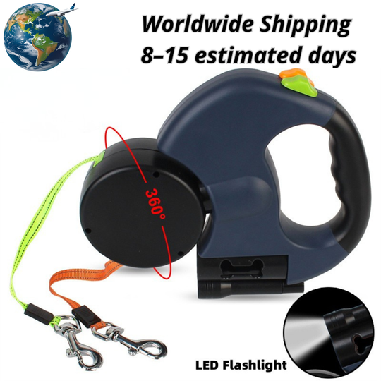 DuoLeash™ 360° Tangle-Free Pet Leash 🐾