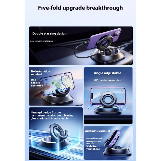 OrbitMount™ 360 Magnetic Phone Holder 📱