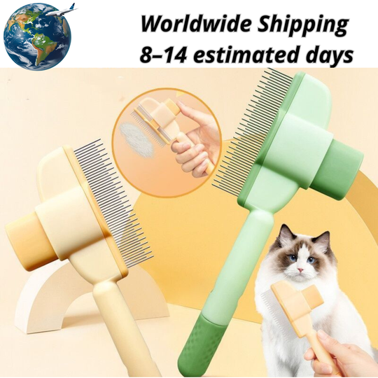 GlideAway™ Self-Cleaning Pet Brush ✨