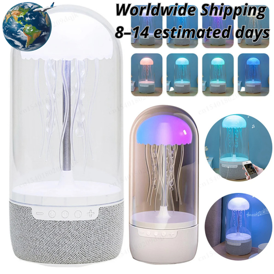 AuraJelly™ Mini | The Mesmerizing Jellyfish Speaker Lamp 🐙🎶