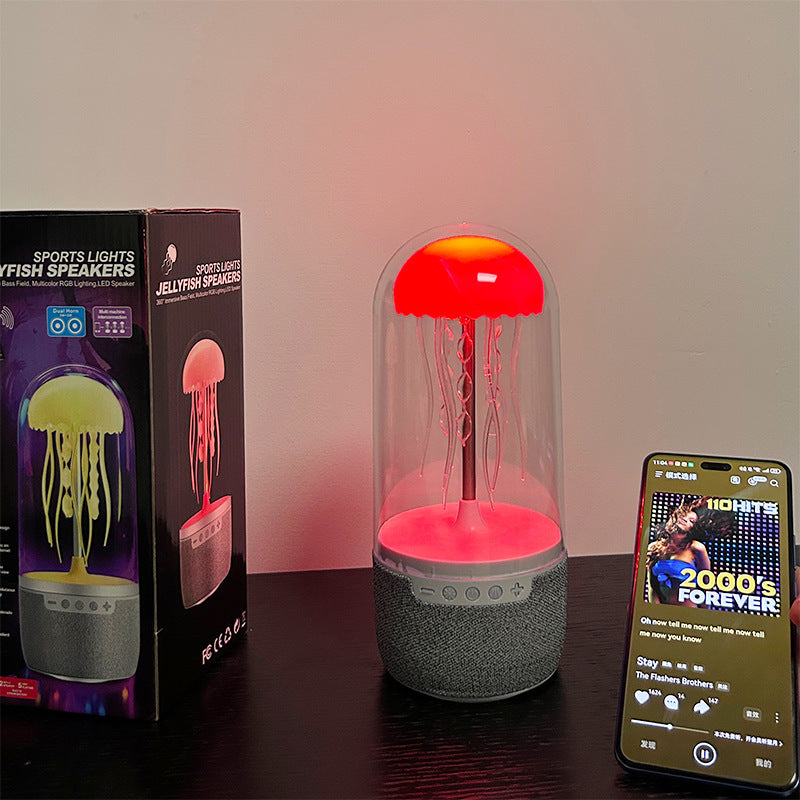 AuraJelly™ Mini | The Mesmerizing Jellyfish Speaker Lamp 🐙🎶