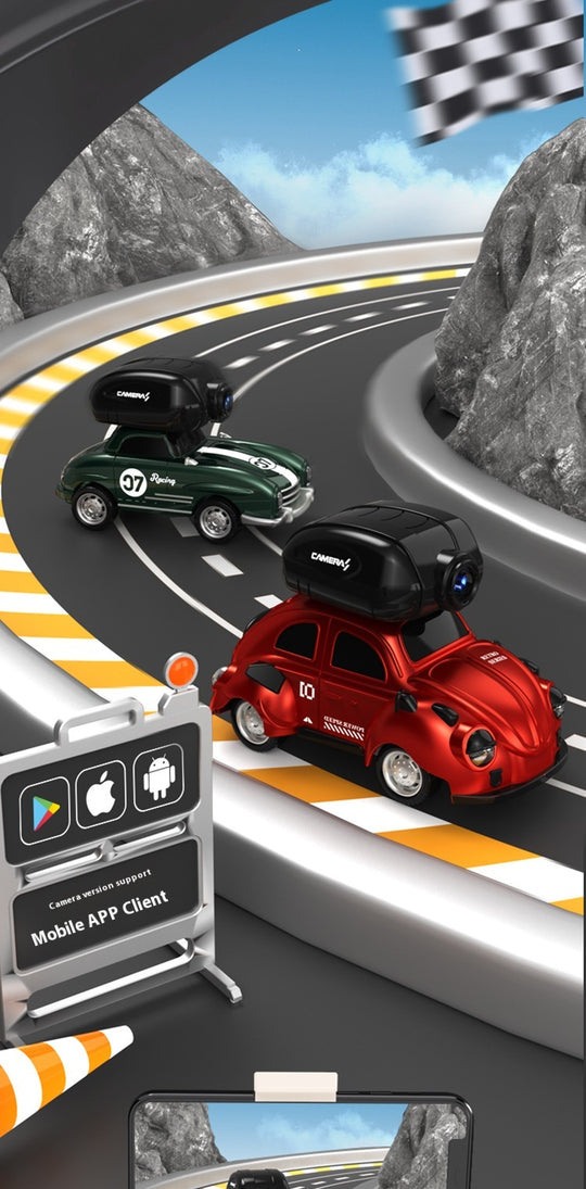 🏁 Mini FPV Racing Car 📸 – Go Viral w/ WiFi Camera!