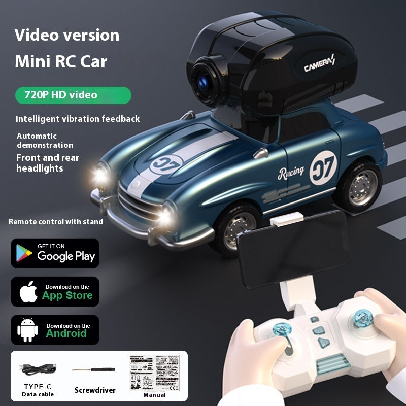 🏁 Mini FPV Racing Car 📸 – Go Viral w/ WiFi Camera!