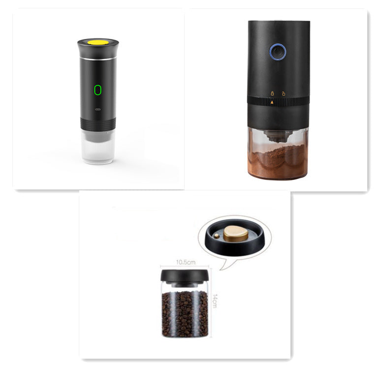 BrewMaster™ Go | All-in-One Portable Espresso Maker ☕
