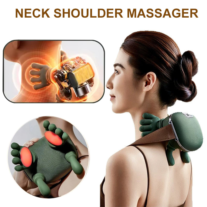 The 4D Trapezius Relief Massager 💆‍♀️ – Like Real Human Hands.