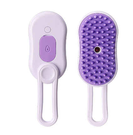 AquaGlow™ 3-in-1 Pet Steam Brush 💨