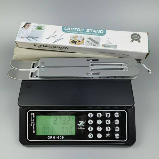 New Laptop Stand With Adjustable And Foldable Height, Aluminum Alloy Bracket With Cooling Fan