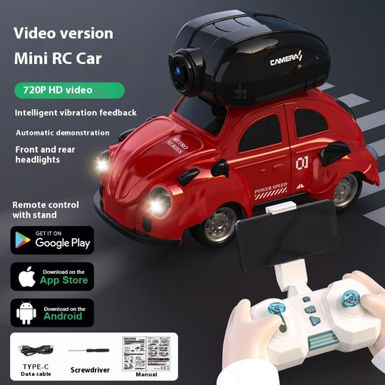 🏁 Mini FPV Racing Car 📸 – Go Viral w/ WiFi Camera!