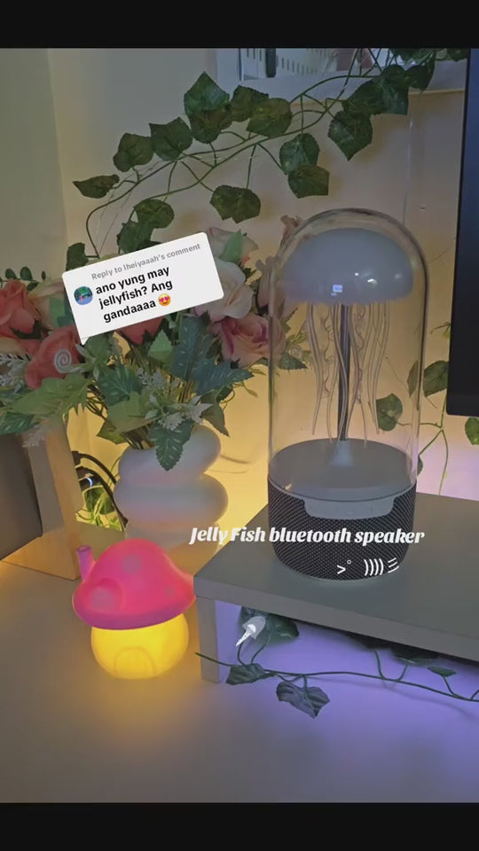 AuraJelly™ Mini | The Mesmerizing Jellyfish Speaker Lamp 🐙🎶